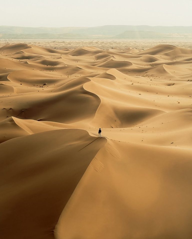 ATV Quad Bike Sea of sand dunes in the Erg Chebbi desert – Merzouga