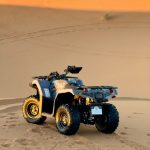 ATV quad bike parked on the dunes – Merzouga, Morocco
