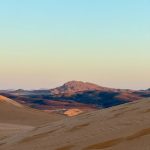 Desert plateau and mountains near Merzouga – Merzouga, Morocco
