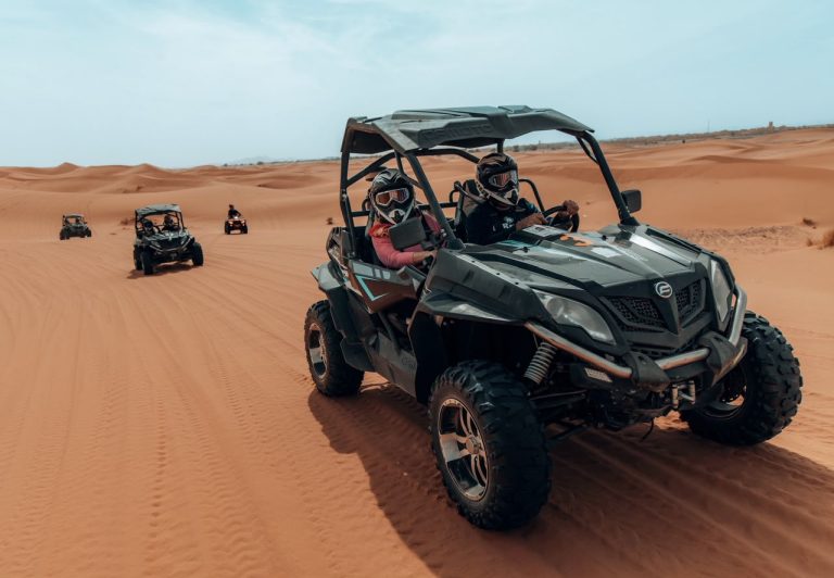 Two-seat buggy on the dunes of Merzouga – Merzouga