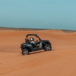 Buggy driving on the sand dunes – Merzouga, Morocco